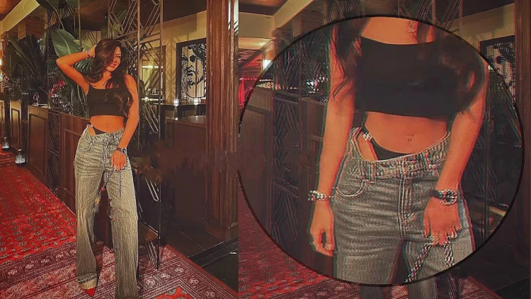 Ayselin şalvarı başına bəla oldu – FOTO