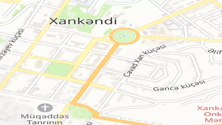 “Yandex.Maps”: Xankəndidə “Azərbaycan prospekti”