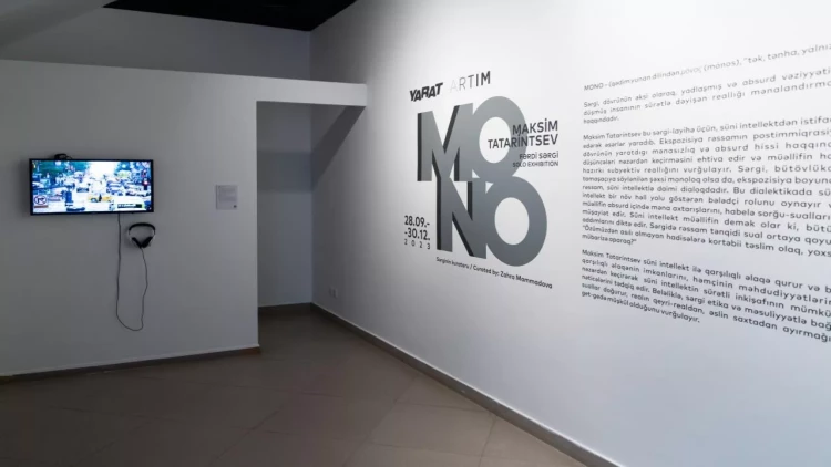 YARAT Tatarintsevin “MONO” adlı fərdi sərgi-layihəsini təqdim etdi - FOTO
