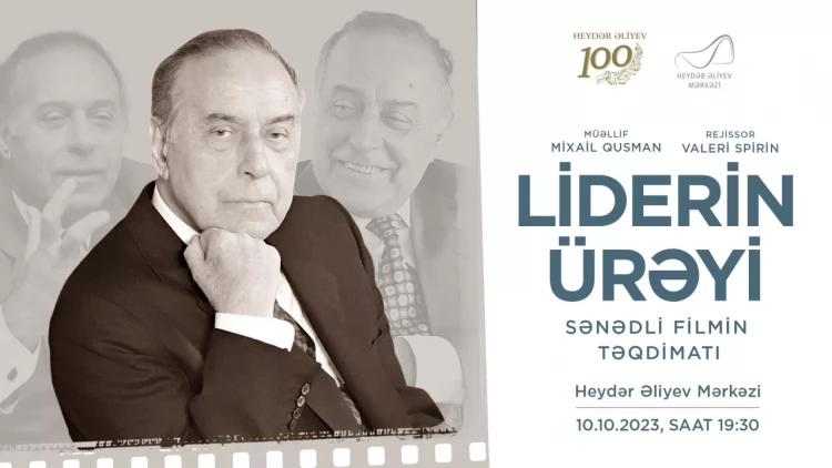 Heydər Əliyev Mərkəzində “Liderin ürəyi” sənədli filmi təqdim olunacaq