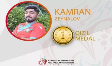 Kamran Zeynalov dünya çempionatında qızıl medal qazandı