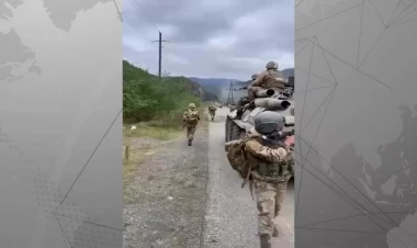 Antiterror tədbirindən yeni görüntülər: Belə irəliləmişik - VİDEO