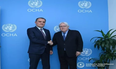 Ceyhun Bayramov BMT rəsmisini erməni sakinlərə humanitar dəstək barədə məlumatlandırdı