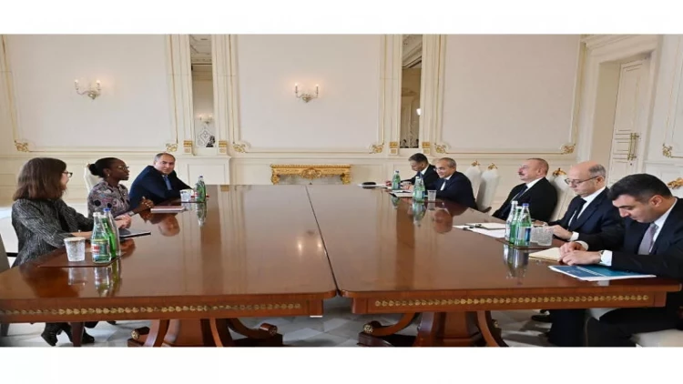 İlham Əliyev Dünya Bankının Cənubi Qafqaz üzrə regional direktorunu qəbul edib - VİDEO