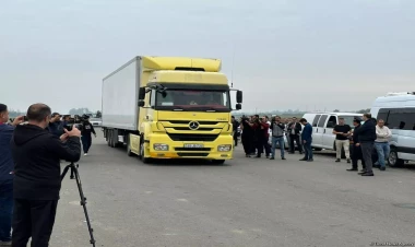 Erməni sakinlərə göndərilən yükün həcmi açıqlandı - VİDEO - FOTO