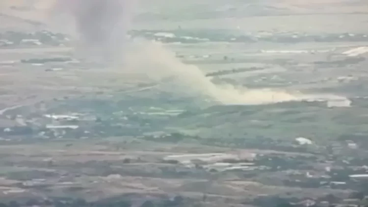 Düşmənin anbarı MƏHV EDİLDİ - VİDEO