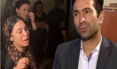 Ailəsi Emil Rəhmanoğlu ilə vidalaşır - FOTO