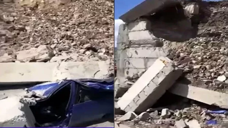 Video çəkdiyi zaman qız beton plitənin altında qalaraq öldü - FOTO