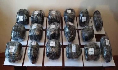 İrandan Azərbaycana 17 kq narkotik keçirilməsinin qarşısı alındı - FOTO