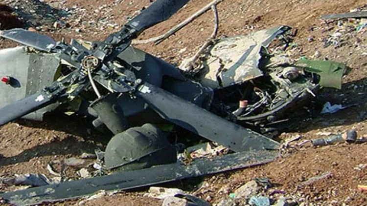 Hərbi helikopter qəza etdi - Ölənlər var