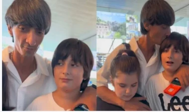 Balaəli Rəşad Dağlının övladlarını Azərbaycana gətirdi - VİDEO