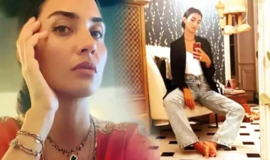Tuba Büyüküstünün Parisdəki dəbdəbəli evi - FOTO