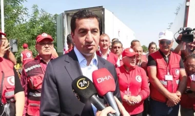 DHA Qarabağda yaşayan ermənilərə göndərilən ərzaq yükünü işıqlandırdı - FOTO