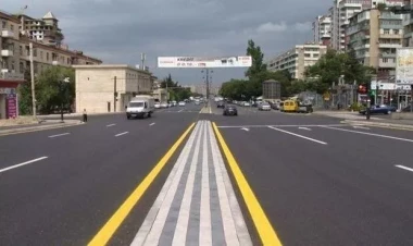 Bu prospektdə sürət həddi endirildi