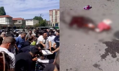 Bakıda qadın metro stansiyanın yaxınlığında bıçaqlanıb - VİDEO