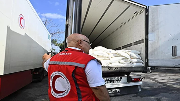 Xankəndidə yaşayan erməniəsilli sakinlər üçün yardım göndərildi  - VİDEO - FOTO