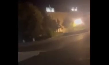 Xankəndidə qondarma rejimin binasını atəşə tutdular - VİDEO