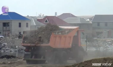 Bu göl məqsədli şəkildə qurudulur - VİDEO