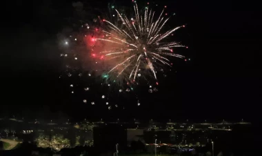 “Laçın Şəhəri Günü” münasibətilə möhtəşəm atəşfəşanlıq olub - VİDEO - FOTO