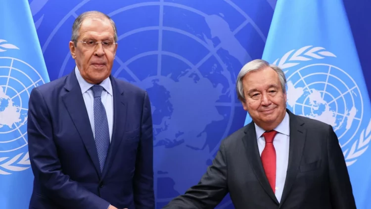 Quterreş Lavrovla taxıl sazişini müzakirə etdi