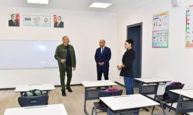 Laçın rayon 2 nömrəli tam orta məktəbi əsaslı təmirdən sonra istifadəyə verilib - VİDEO - FOTO