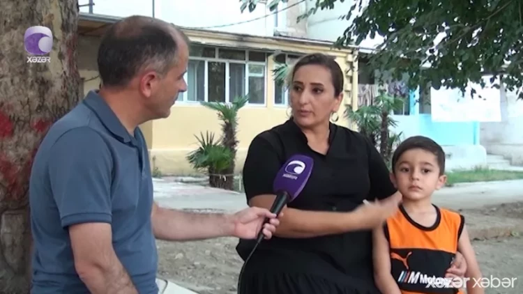 Gəncədə sahibsiz it 5 yaşlı uşağa xəsarət yetirib - VİDEO