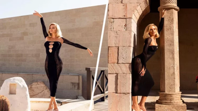 İki uşaq anası açı-saçıq libasda - FOTO