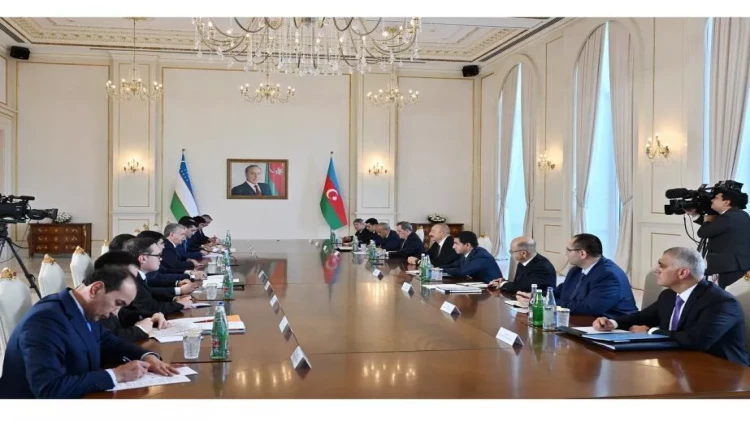 İlham Əliyev: Azərbaycanı və Özbəkistanı qədim tarix birləşdirir