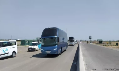 Azərbaycandakı diplomatik korpus üzvlərinin Ağdama səfəri başlayıb - FOTO