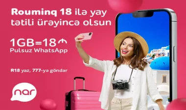 “Nar”dan sərfəli rouminq: Pulsuz WhatsApp yazışma