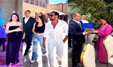 Zeynəb və Talıbın Özbəkistanda anşlaqla keçən konserti - VİDEO