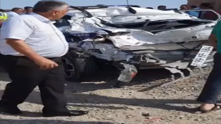 Yol polisi qəzaya düşdü - VİDEO