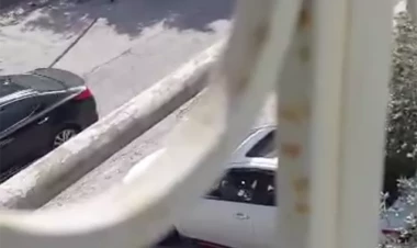 Diləndiyi iddia edilən uşaqların valideynləri sığınacağa HÜCUM ETDİLƏR - VİDEO