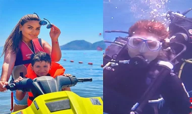 Şəbnəmin oğlu ilə Bodrum macərası - VİDEO - FOTO