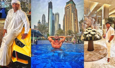 Kamil Zeynallının şeyxlərə layiq Dubaydakı dəbdəbəli TƏTİLİ -  VİDEO - FOTO