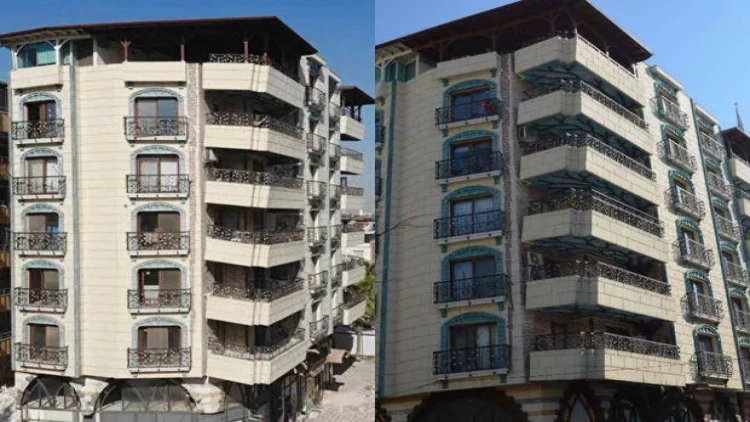 Türkiyədə memarlıq şedevri: “Yıxılan bina” - VİDEO