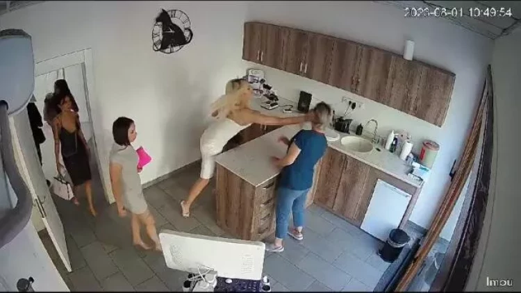 Pişiyə görə veterinara hücum etdi - VİDEO - FOTO