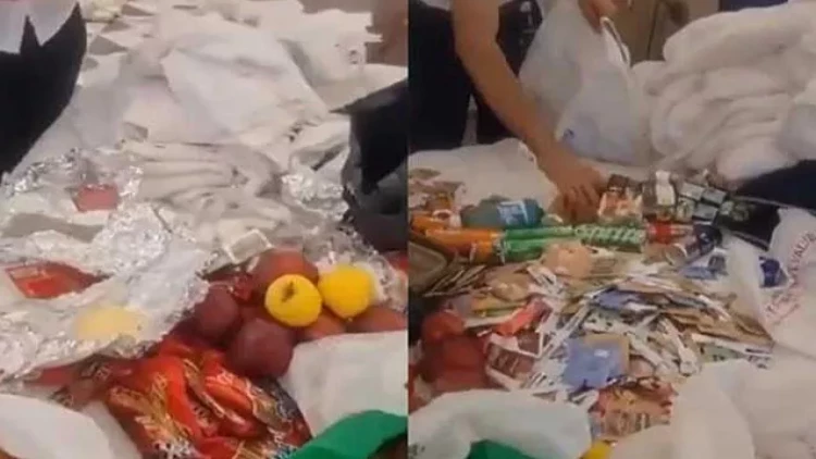 Antalyada rusiyalı turistin çamadanından çıxanlar - VİDEO