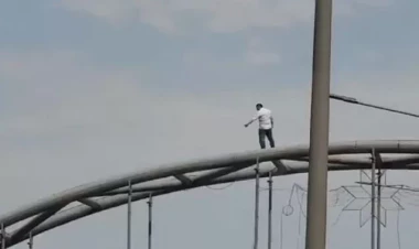 Xırdalanda körpüdə intihar cəhdinin qarşısı alındı - YENİLƏNİB - VİDEO