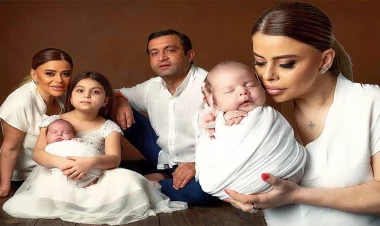 Nigar İbrahimova ilk dəfə körpəsinin üzünü göstərdi - FOTOSESSİYA