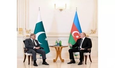 İlham Əliyevin Pakistanın Baş naziri ilə məhdud tərkibdə görüşü olub - FOTO