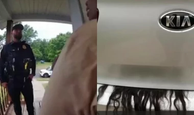 Qonşular qadının maşınında meyit olduğunu iddia etdi - VİDEO