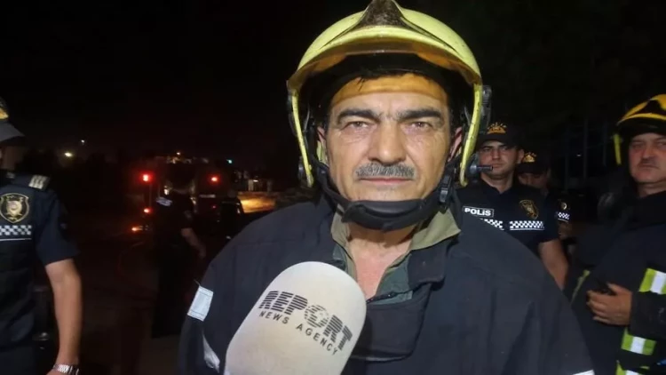 FHN: “Xətai rayonunda yanğın qısa zamanda tam söndürüləcək