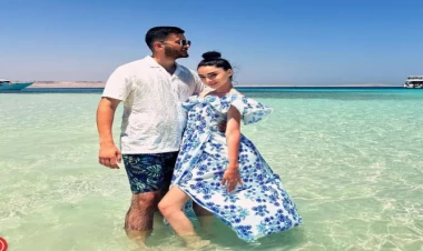 Nüşabənin qızının həyat yoldaşı ilə Misirdəki tətili - VİDEO - FOTO