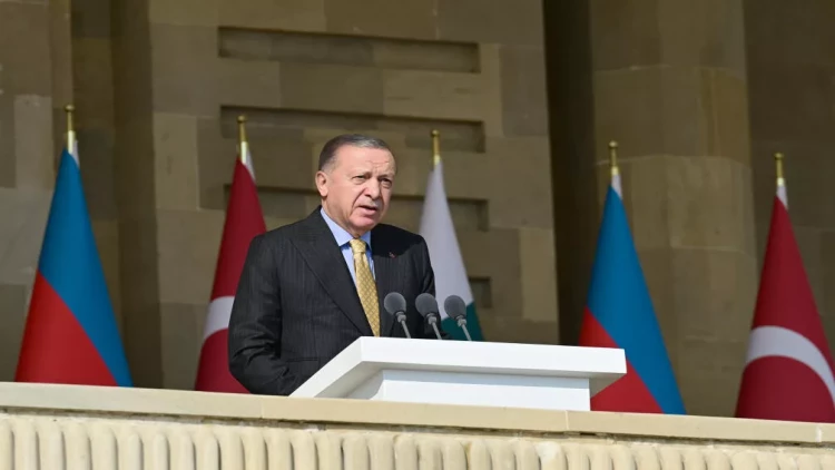 Ərdoğan: Qarabağın azad edilməsi, təkcə Azərbaycan üçün deyil, Türk dünyası üçün də böyük qürur mənbəyidir - VİDEO