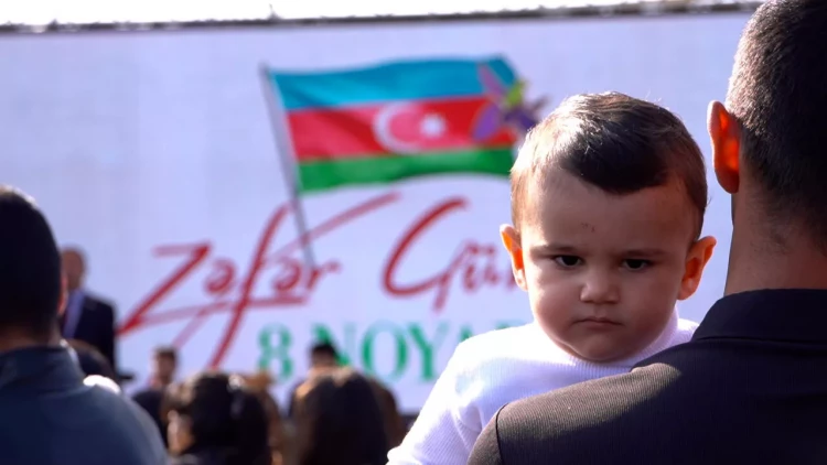 Cəbrayıl şəhərində Zəfər Günü qeyd olunub - FOTOlar