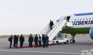Özbəkistanın Baş naziri Füzuli rayonuna səfər edib - FOTO