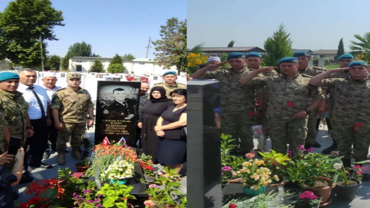 Xudayar Yusifzadənin məzarını ziyarət etdilər - FOTO