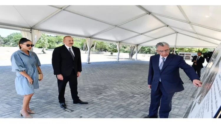 Prezident və birinci xanım Mərkəzi Nəbatat Bağında aparılan işlərlə tanış olublar - FOTO - VİDEO