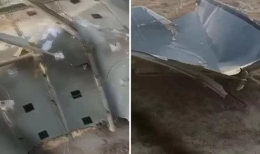 Qəzaya uğrayan təyyarədən geriyə qalanlar - FOTO